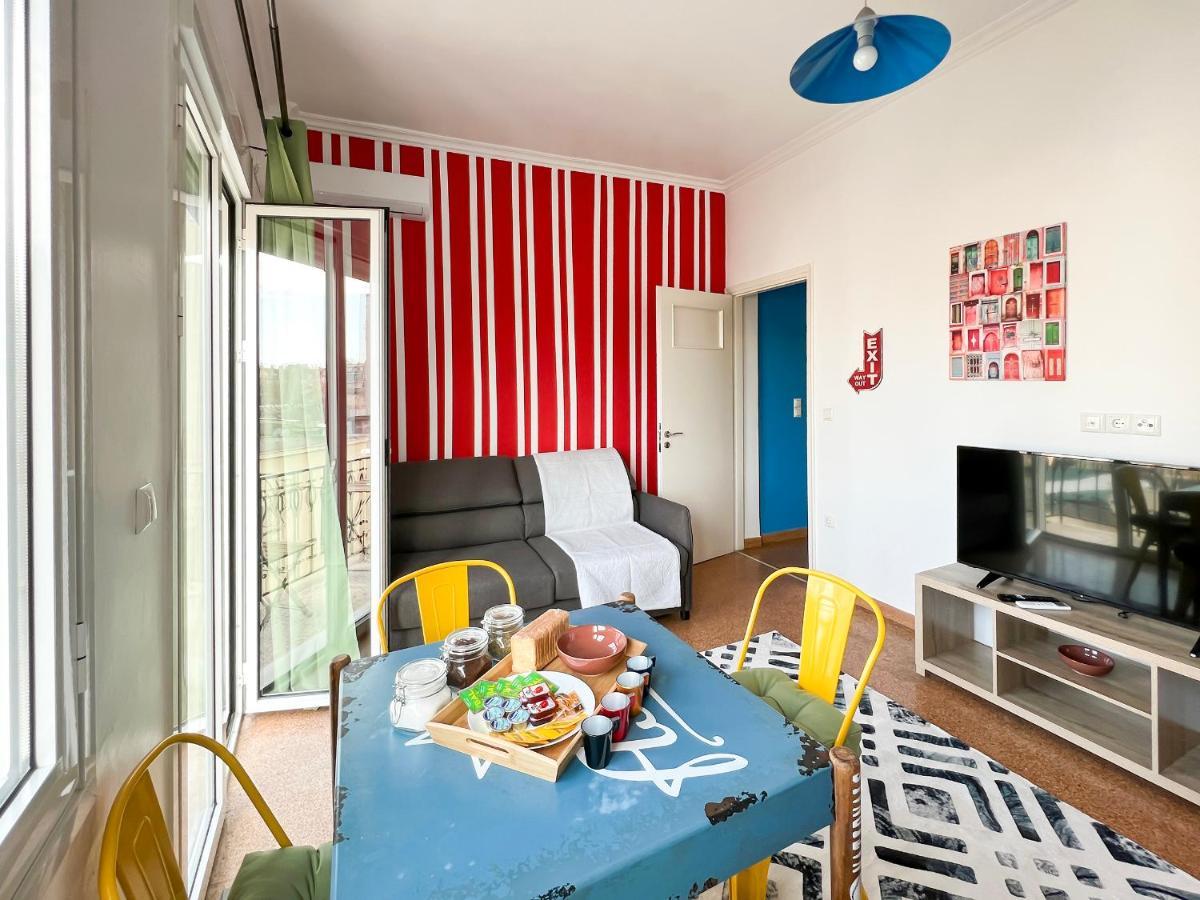 Soho Artsy 55Sqm Apt With Acropolis View Appartement Athene Buitenkant foto